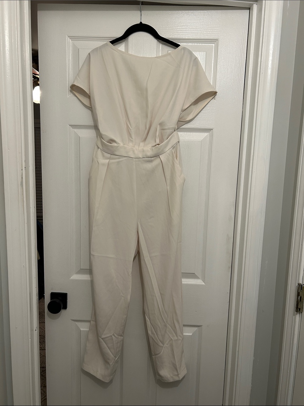 Tailored Cream Jumpsuit for Women